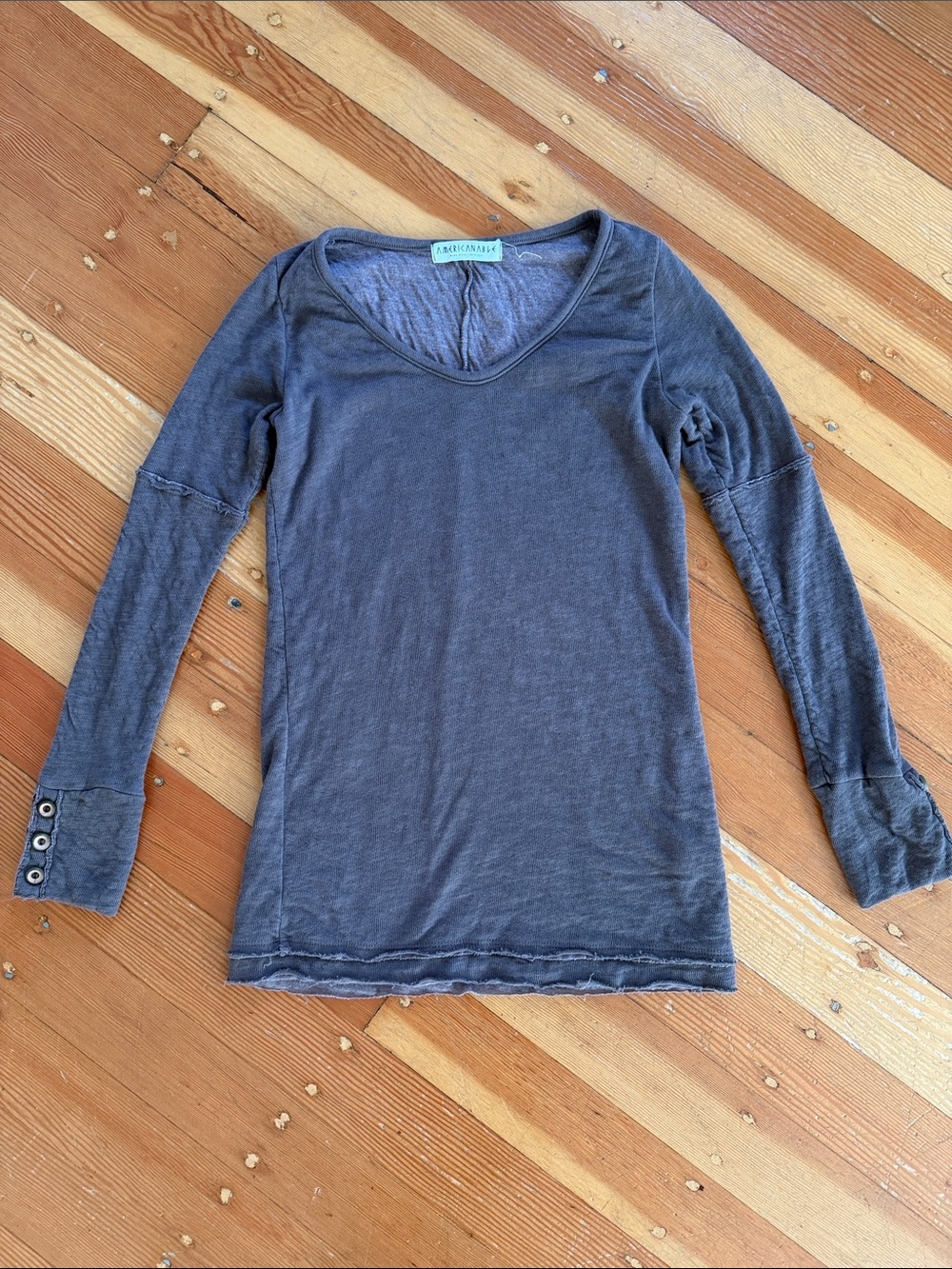 American Able Long Sleeve Knit Tee Medium
